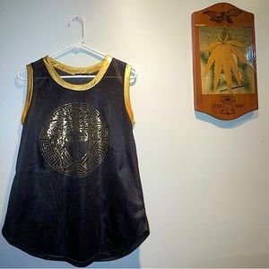love J. USA Black & Gold Mesh Ringer Tank MEN’S/UNISEX FIT SIZE SMALL